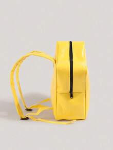 2025 Spring/Summer New Anime Theme Backpack, Cute Sweet Student Shoulder Bag, Commuting Satchel With Large Capacity, Fashionable Star Design Backpack - Yellow - View 7