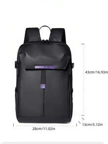 Large Capacity Men's Functional Backpack Fits Laptop - Multicolor - View 12