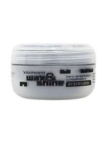 Cera para cabello Xiomara Wax & Shine 60g, fijación media con brillo, estilo profesional para hombre y mujer, no deja residuos, definición flexible y acabado sofisticado para todo peinado. - transparente - Ver 2