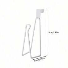 1 pieza Soporte de pared para papel higiénico, soporte de papel higiénico sin perforación para el baño