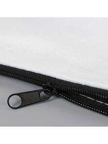 定制徽标化妆包个性化化妆袋，商务散装 DIY 盥洗包，女士旅行收纳包，耐用白色带拉链可定制位置印花白色/黑色帆布拉链袋，男女通用成人无香化妆包，彩色，可爱，迷人，简约，有趣，卡哇伊，Y2K，极简主义，通勤，商务休闲，基础款，定制，个性化，独特，定制，送给他的理想礼物，送给她、她、家人、朋友、女朋友的理想礼物