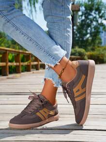 Teenagers' Stitching Design Casual Lightweight Comfortable Outdoor Sports Shoes