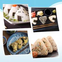 1 Pc Six In One Triangle Sushi And Vegetable Roll Mold - Simple DIY Brewer With Seaweed And Seaweed, Plastic Bento Box Accessories, Triangle Rice Roll Bento Box Mold, Sushi Mold, Seaweed Rice Bag Making Tool, Sushi Box, Suitable For Creative Japanese Cuisine At Home - Multicolor - View 10