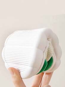 1 par de pantuflas planas y cómodas de lino y estampado de dibujos animados, antideslizantes, unisex, para todo el año
