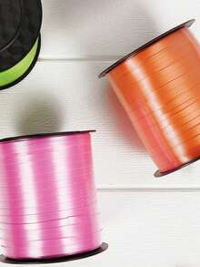 1 rollo de bandas de atado de globos multicolor, adecuado para fiestas de cumpleaños - Multicolor - Ver 3