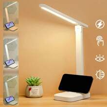 1pc Led Desk Lamp Eye-Protection Study Reading Lamp, Writing Specific, Bedroom Bedside Lamp, Dormitory Plug-In Table Lamp