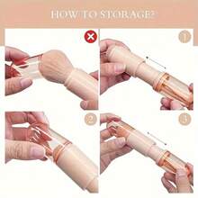 4-In-1 Makeup Brush Set For Girls, Double-Ended Makeup Brush Kit,Brush Set,Makeup Brush Kit,Make Up Brush Set,Make Up Set Complete,Makeup Brush Set,Complete Makeup Kit,Brush Kit,Brushes Makeup Set,Makeup Gift Set - Baby Pink - View 8