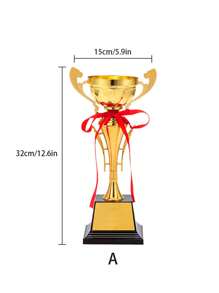 1 كأس معدني قابل للتخصيص لكرة القدم أو كرة السلة أو كرة الريشة، كأس ذهبي مصنوع من سبيكة حديد وبلاستيك ABS، جائزة مسابقة لرياضات كرة القدم والتنس، تصميم أنيق وعصري وكاجوال ومناسب للأشخاص التخصيصات والهدايا الفريدة للرجال والأصدقاء والعائلة في مناسبات الميلاد والعطلات والمسابقات الرياضية