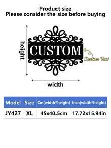 1pc Personalized Metal House Number, Custom Home Address Number Sign, House Number Plate, Wall Art, Housewarming, Birthday, Thanksgiving/Mother's Day/Father's Day, Personalized Gift For Family/Friends - Multicolor - View 52