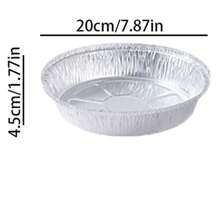 10 pièces Plateau en feuille d'aluminium pour friteuse à air, boîte en papier spécial, boîte de barbecue, bol en feuille d'aluminium pour la cuisson, plateau en aluminium absorbant l'huile pour la maison. Peut être utilisé pour le grillage, la friture de poitrine de porc, la mise en place de fruits et le service de légumes.