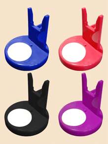 4 piezas/2 piezas/1 pieza Base de plástico soporte para pistola de silicona caliente, accesorio para herramientas de manualidades, reparación del hogar y almacenamiento DIY