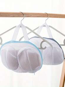 Bra Washing Bags, Laundry Bag, Large Bra Wash Guard Bags For Washing Machine, Fits All Cups, Anti-Deformation Bra Wash Bags, Underwear Bags For Washing (Grey, Blue) Small And Portable, Suitable For A Variety Of Scenarios, Home, Travel, Business Trips, Back To School, The Perfect Gift, Bag For School School Accessories School Stuff