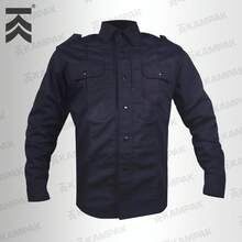 Camisola Táctica Kampak CAMD Tela Risptop Camisa Formal De Combate Con 4 bolsas - Azul - Ver 3