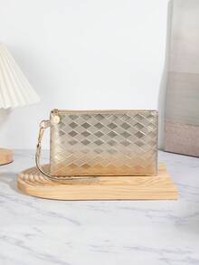 Fashionable Women's Clutch Bag, Retro Summer Beach Long Wallet, Phone Pouch, Home Storage Bag - Gold - View 6