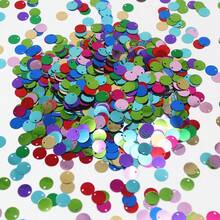 400pcs 20g 10mm Round Loose Sequins Plastic Round Paillette With 1mm Hole Colorful Sequins For Jewelry Making DIY Scrapbooking Sewing Crafts - Multicolor - View 6