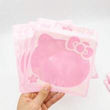 Sanrio 10Pcs Sanrio Hello Kitty Ziplock Bag Ornament Makeup Packing Plastic Seal Bag Nail Art Packaging Bags