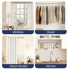 1pc Shower Curtain Rod,Shower Accessories,Tension Rod,Shower Cubicle,No-Punch,Easy To Install,One Side Adjustable Home Bathroom Decor Fall Decor Bathroom Accessories Back To School