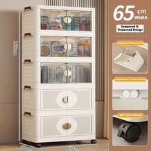 Armario plegable multiuso, organizador de almacenamiento de ropa, mueble de uso doméstico para el salón para guardar aperitivos, juguetes y accesorios