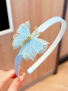 4pcs Girls Cute Versatile Mesh Butterfly Headbands - View 5