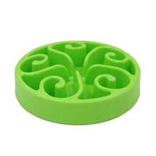 Eat Slow Dog Bowl  Feeder Bath Pet Supplies  Accessories     For Cat S     WF923 - Green 03 - View 3