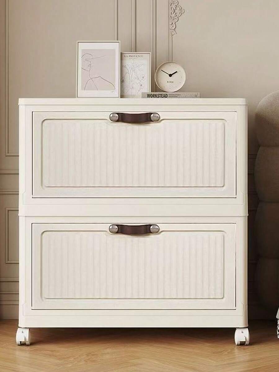 5/4/3/2/1 Armario plegable de varios niveles para almacenamiento de ropa, para uso de adultos, fácil de montar, para dormitorio - Multicolor - Ver 1