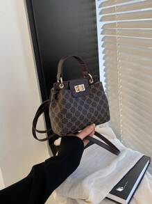 Bolsa de ombro quadrada elegante feminina, bolsa transversal, bolsa clutch, bolsa tote, bolsa de mão de alta qualidade