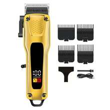 Set de 3 piezas para el aseo masculino: Afeitadora eléctrica, recargable por USB con litio, con peine recortador, como regalo de vacaciones para él. Capacidad de batería: 1500mAh+600mAh+500mAh