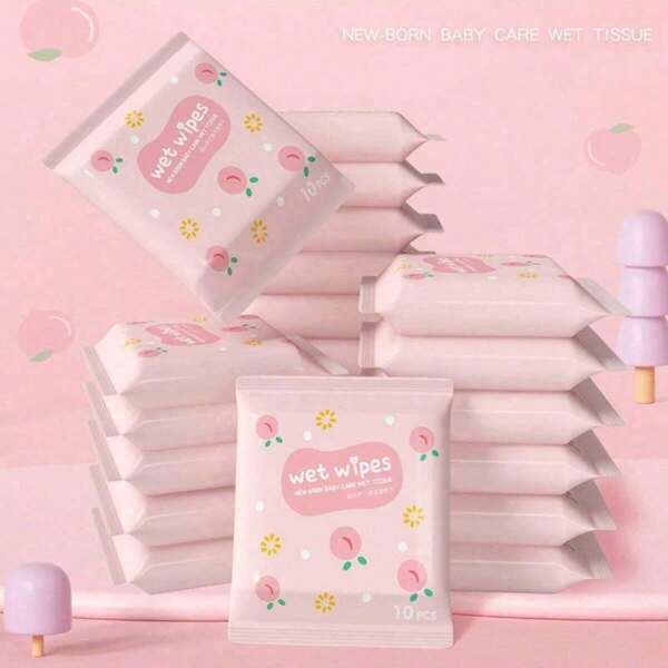 1/2/5/30 Packs Portable Wet Wipes, Disposable Cleaning Wet Tissues For Daily Items Cleaning, Easy To Use And Carry, Bringing Convenience To Your Daily Life