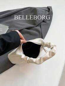 Fashionable Versatile Simple Pleated Strap Women's Shoulder Bag/ Underarm Bag - View 11