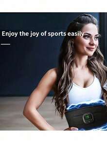 Electric Waist Massager, Exercise Waist Belt , Portable Body Massager Belt, Arm Hip Leg Waist Full Body Exercise Battery Capacity: 150mAh