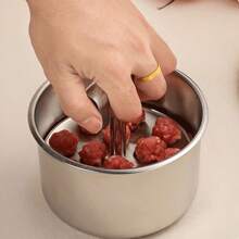 1pc Stainless Steel Meatball Maker Tool, Easy DIY Meatballs, Fish Balls, Cookies, Ice Cream, Ideal For Home And Restaurant Kitchen, Durable Kitchen Utensils, Meatball Maker