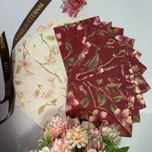 10pcs/20pcs Elegant Golden Foil Envelopes - Premium Textured Lay Flat Invitation Covers With Self-Seal Closure - Special Occasion Gift Envelopes (12.5cm X 17.5cm) School Supplies,Back To School