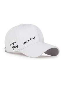 1pc & Versatile Letter Embroidery Baseball Cap, Fashionable Streetwear Style For Students - Baseball Cap - View 10