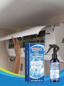 120ml Air Conditioner Cleaner, Home AC Indoor Unit Specialized Decontamination Cleaning Liquid, Wall Mounted & Cabinet Foaming Cleaner