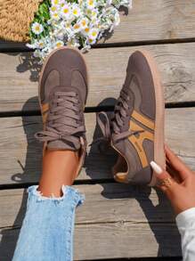 Teenagers' Stitching Design Casual Lightweight Comfortable Outdoor Sports Shoes