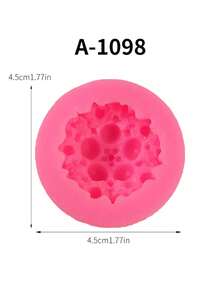 1pc Floral Silicone Baking Mold, Plaster Flower Shaped Resin Casting Mold For DIY Fragrance Stone, Aromatherapy Crafting - Pink - View 8
