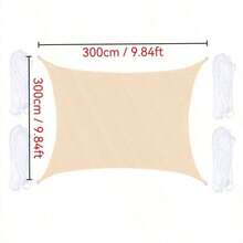 1pc Sunshade Canopy, Waterproof, UV-Resistant Rectangular Sunshade Cloth, Suitable For Outdoor Camping, Patio, Garden, Swimming Pool, Amusement Park, Made Of 210D Thin Waterproof Oxford Cloth - Multicolor - View 36