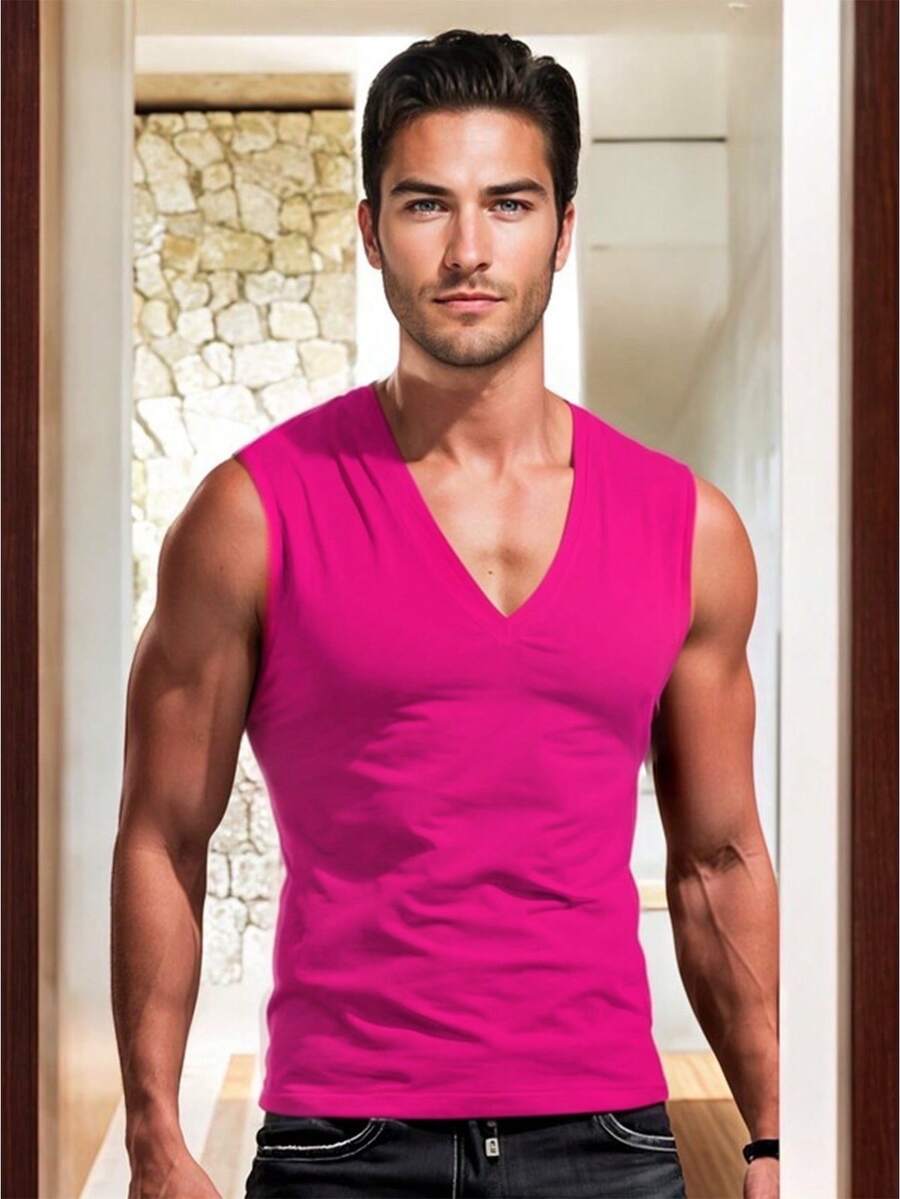 Men Shirts - Rosa Neon - View 1