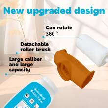 500g/100g Latex Paint Wall Repair, Coverage & Roller Kit Combo, Water-Based Odorless, With Built-In Brush Head, Convenient & Practical, Healthy & , Suitable For Indoor, Nursery, Living Room, Bedroom
