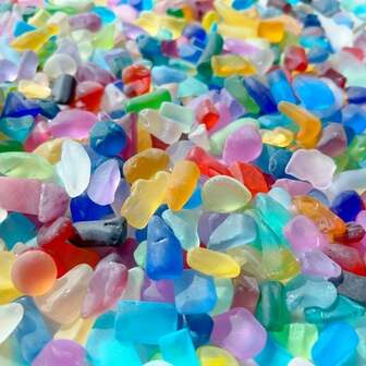 100g/200g/500g 1pc Willow Leaf Mosaic Chip, Suitable For DIY Handicraft Decoration And Jewelry Making, Multiple Color Options - Creative DIY Wall Art, Fish Tank, Vase Decor Etc. Fused Glass Willow Leaf Mosaic Tile Material, DIY Craft Supplies