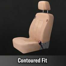Must - Have!Tan Sorrento Car Seat Covers - 2 - Piece, Universally Fit - Tan - View 5