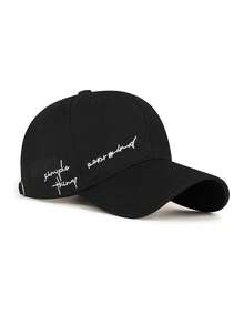 1pc & Versatile Letter Embroidery Baseball Cap, Fashionable Streetwear Style For Students - Baseball Cap - View 17