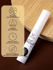 1 Brand New Upgraded Laser Glue, Super Strong And Long-Lasting 72 Hour Eyelash Extension Adhesive Without Latex, Waterproof, Fast Drying, Mild And Non Irritating Eyelash Extension Adhesive Suitable For Personal Strip-Shaped Eyelashes And Clustered False Eyelashes, Suitable For Beginners With Sensitive Eyes DIY False Eyelashes Eye Makeup Products (6ml Black)