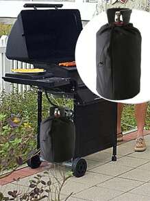 1pc Oxford Cloth Gas Tank Cover Waterproof Dust-Proof Gas Bottles Cover With Drawstring Camping Gas Stove Protective Cover