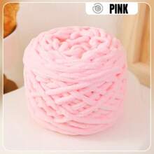 1Roll Multicolor Ice Strip Yarn 100g, 8mm Thick - Soft And Chunky Chenille Yarn, Fluffy Thread Knitting Chenille Yarn, Ideal For DIY Knitting & Crochet Projects Like Scarves, Slippers