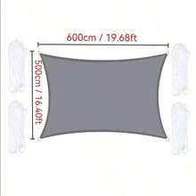 1pc Sunshade Canopy, Waterproof, UV-Resistant Rectangular Sunshade Cloth, Suitable For Outdoor Camping, Patio, Garden, Swimming Pool, Amusement Park, Made Of 210D Thin Waterproof Oxford Cloth - Multicolor - View 53