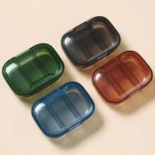 Travel Pill Box Extra Large Pill Organizer 2 Times A Day Weekly XL AM PM Pill Case 1 Day Pill Box Twice A Day Oversized Daily Medicine Organizer For Vitamins Big Pill Container Medication Dispenser (Rainbow)