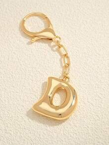 MECYLIFE 1pc Letter Casual Keychain, All-Season Bag Accessory Car Accessories Bag Charm School Cute Goth Y2k Bag Accessories Lanyards With Id Holder Car Accessories Bag Charms - Yellow Gold - View 18