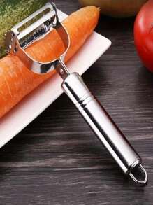 1/2 Pcs Stainless Steel Vegetable Peeler - Sharp, Kitchen Tool, Multi-Functional Veggie & Fruit Stem Cutter, Easily Peel Potatoes, Carrots, Cucumbers- Ideal For Home, Restaurant And Hotel