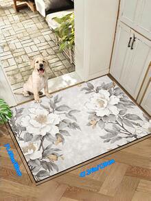 1PC Bedroom Decor Indoor Doormat Non-Slip Area Rug Absorbent Indoor Floor Mat Skull Floor Mat Pet-Friendly Doormat Machine Washable - Grey - View 15